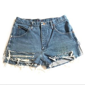 Wrangler sexy vintage high waist jean shorts